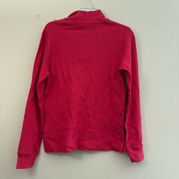 Polo Ralph Lauren boys L (14/16) Red Sweatshirt 1/4 Zip Up Neck - Picture 4 of 6